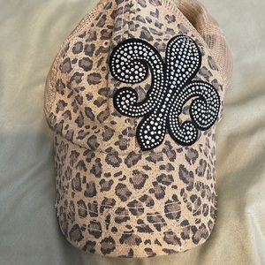 Animal Print Bling Hat
